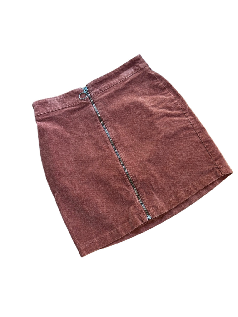 Forever 21 Rust Brown Zip Front Mini Skirt - Picture 3 of 8